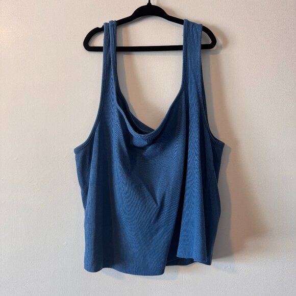 Blue Old Navy Cropped Tank Top - Picture 1 of 1